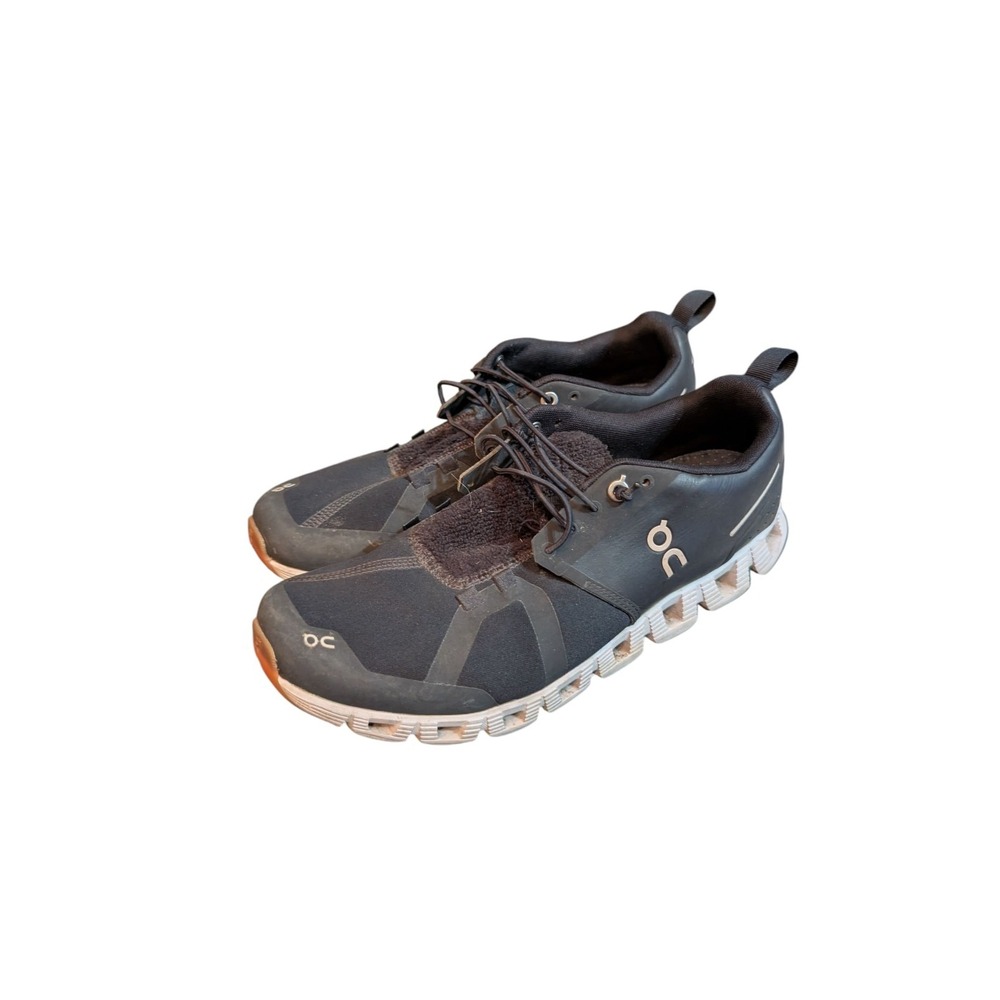 On Cloud Sneakers Women 10.5 W Terry Running Shoes Grey Brown Athletic Trainers